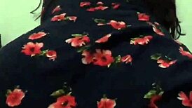 hanging out with the neighbor in that floral dress, she's got a big ass