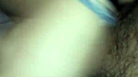 Claudia enjoys her cucumber solo session