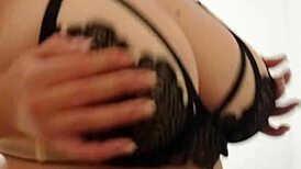 young girl teases with huge natural boobs on camera, no one's watching as she masturbates