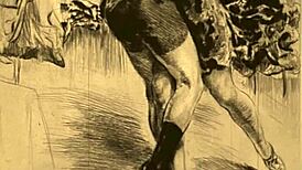 Beautiful Vintage Anime Cartoon Illustration