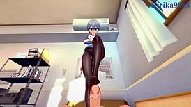 hana and tsuki uzaki in wild pov hentai sex scene