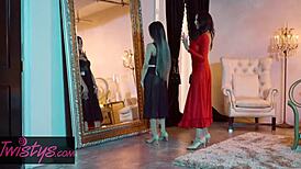 Missy Martinez and Veronica Rodriguez Dancing Cheek to Cheek