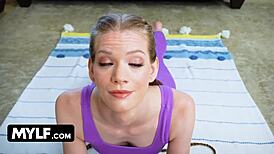 Analmom - Redhead Mylf Bends for Anal Yoga