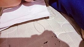 Wow, teen couple's passionate sex ends with creampie!