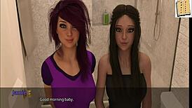 Jamie and Shauna intriguingly show off their new butt plugs in amateur display