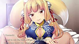 Ejaculation Time Play with Fox Girl Creampie