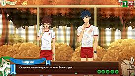 My Pulse Quickens Watching Game Friends Camp Episode 9 with Natsumi’s Juicy Blowjob in Russian Voice