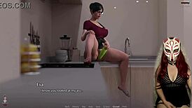 The golden boy ep 6 features mother-in-law in anime handjob game