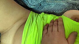 Just chilling while she fingers her tight wet pussy and jerks me off