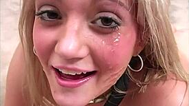 spring thomas takes on a huge black stallion cock in interracial fucking