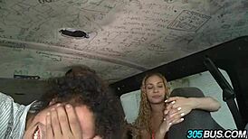 Wow, this beautiful curly 18-year-old Latina is wild for cash in public! 😍