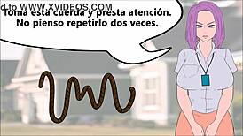 Mistress humiliates with CBT at festive party