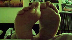 Mature Wife Indulges In Sexy Feet Fetish With Licking, Sucking, And Masturbation Scenes