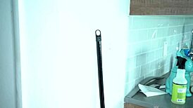 Blue eyed step sister asks want to fuck after shower to big dick step bro