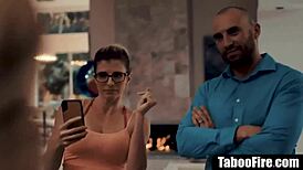 young cheerleader pressured into threesome with milf coach and her hubby