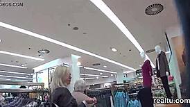 Czech teen seduced and fucked in hypermarket pov