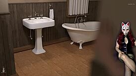 Shadows 12 - Milf Creampied Hard in BDSM Dungeon Game