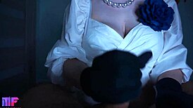 lady dimitrescu fucks you in cosplay