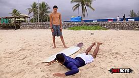 Surfing guy from south zone gets pounded in pov fetish