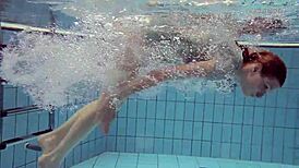 Tiny Nastya’s Tight Ass Stuns by the Pool