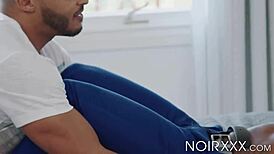 ebony hunks dillon diaz and jake waters deepthroat and fuck to unleash interracial cum!