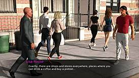 ברונטית צעירה מטפלת בבלונדינית במשחק תענוג תלת-ממדי