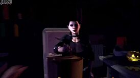 Trick Or Treating Dezmall Sub Spanish Goth Femdom Dominates With Big Tits