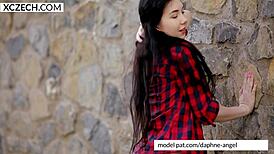 Czech Girl Shows Tits And Masturbates Pussy