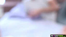 brokenteen teens turn two into a hot threesome party with monster cocks and blowjobs