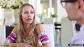 Busty-Milf Takes A Ride On A Young 18+ Stud