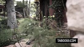 Hot blonde teen 18+ kenna james feels deep emotions while fucking her peeping tom neighbor