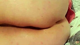 Big Ass Takes Buttplug And Dildo For Gaping Anal!