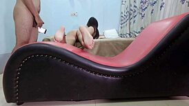 Hey, fucking my friend's wife doggy style on that sex chair in the hotel feels amazing, you know?