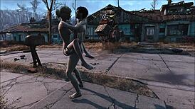 i always loved fallout 4 sanctuary by night, its such a cool game with anime style