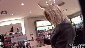 Czech teen seduced and fucked in hypermarket pov