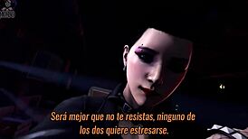 Trick Or Treating Dezmall Sub Spanish Goth Femdom Dominates With Big Tits