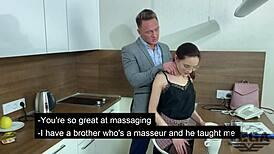 director and wicked teacher share a private encounter at school