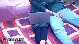 Desi Indian Bhabhi Leela Seeks Salary Promotion from Boss