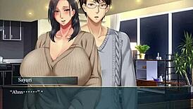 i'm in the changeroom with the milf in kanojo no okaa-san ep4