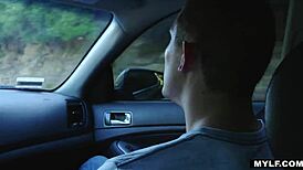 Busty-Milf Takes A Ride On A Young 18+ Stud