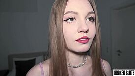 She’s totally into being his personal teen sex doll in the bedroom.