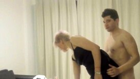 Swinger couples banging with two guys from the disco