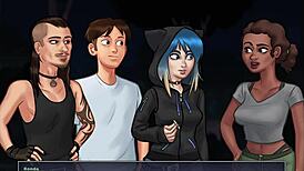 Kesäpäivän saga isorintaisessa kohtauksessa