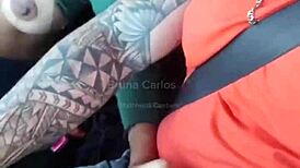 Hot Blonde Inside Car With Ex Filming