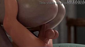 Dimitrescu, suck my big cock deepthroat.