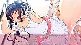 Hey, check out this trap shrine Josou Jinjya Mishiro 3 sex scene with anime hentai ladyboy action 😏💦