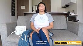 Massive Titted Amateur BBW Latina Thot Kaori Convincing the Perv Producer?