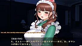 Maid-san And Boin Game Hozuki Scene 4 In English