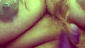 Rea masks up for dildo masturbation, fucks shaved pussy and sucks toy