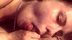 SLOPPY DEEPTHROAT with old cock